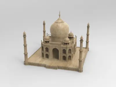 3D Design of the Taj Mahal 3D print model