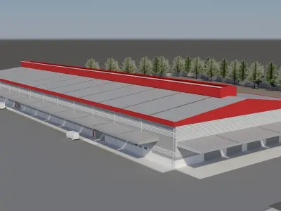 Factory layout -06 3D model