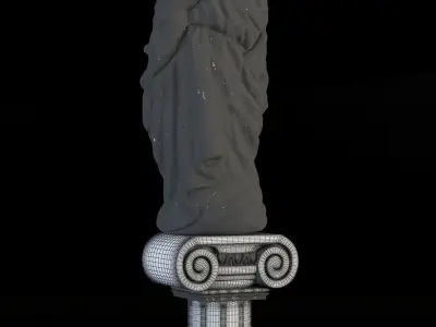 Statue of leady 3D print model