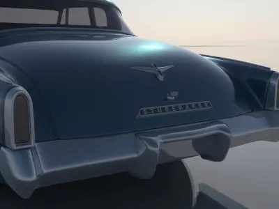 Studebaker Commander Coupe 1953  3D print model