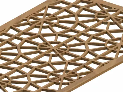 Decorative panel STL 3D model 42