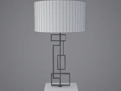 Modern luxurious table lamp - Porta Romana Salperton 3D model