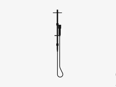 Shower - Twin - Luxury - Lane Low-poly 3D model