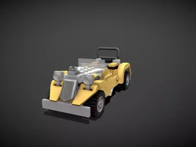 Lego Shanghai Chase Car Gen 2 3D model
