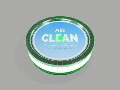 Car Air Fresheners - Clean Air 3D model