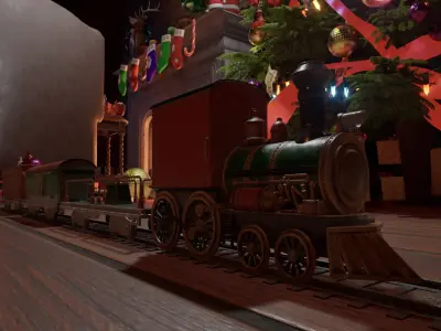 The Festive Christmas 3D Asset Pack 3D model