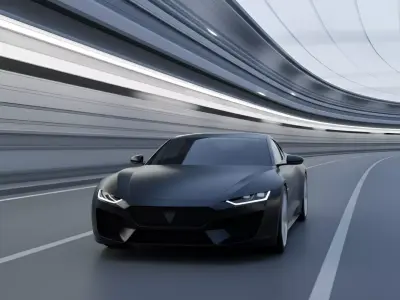 Ferrari Roma 2025 3D model Low-poly 3D model