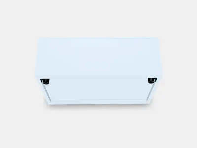 BESTA Shelf unit with glass door 26 3D model