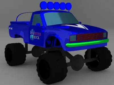  Low Poly Monster Turks pack-1 Low-poly 3D model