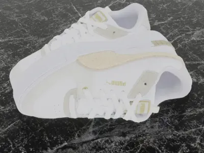 Puma 3D Shoes - White Low-poly 3D model