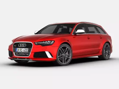 Audi RS6 Avant 2014 3D model