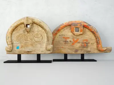 Tribal Art on Stand 2 3D model