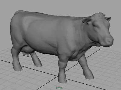Cow 2 Low-poly 3D model