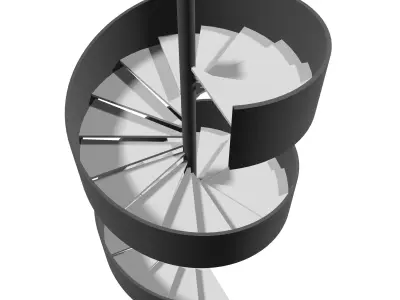 Spiral stair 2023-0012 3D model