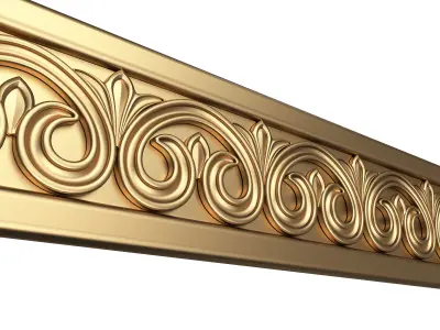 Ornament Element Molding 03 Low-poly 3D model