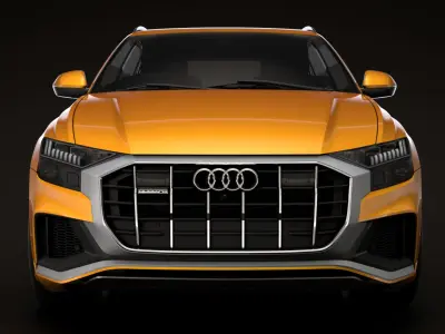 Audi Q8 50 TDI quattro S line Vorsprung Edition 2020 3D model