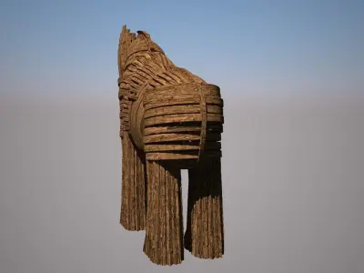 Trojan Horse - Animated 3D model