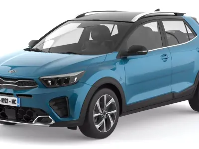 Kia Stonic GT-Line SUV 2021 3D model
