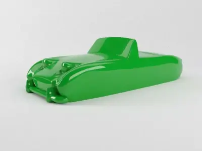 The silhouette of the car 1958 Austin-Healey Sprite MkI 3D print model