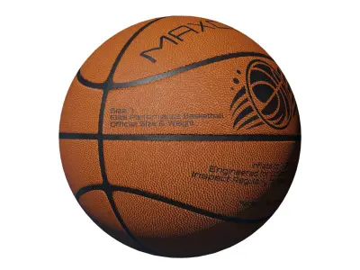 Basket Ball Rigged Low-poly 3D model