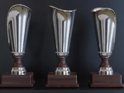 F1 Trophy - Belgian GP Trophy Low-poly 3D model