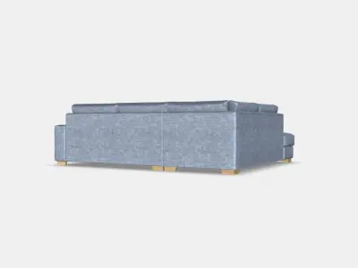 SORVALLEN Corner sofa 3-seat 1 Low-poly 3D model