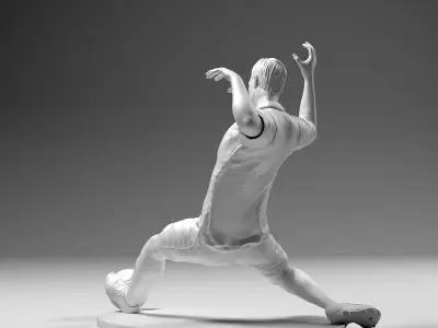 Footballer 02 Sledge Strike 02 Stl 3D print model