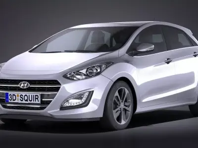 Hyundai i30 5-door 2015 3D model