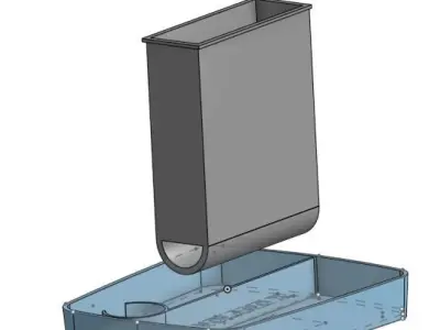 Opel - Vauxall Grandland X Tasca per Vasca porta oggetti 110mm 3D print model