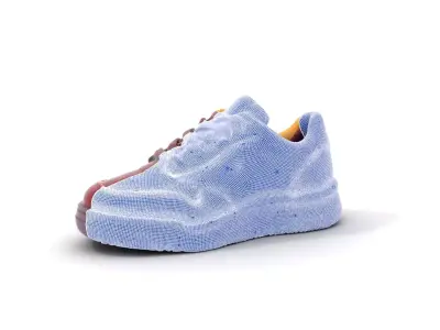 Burgundy Leather Sneaker model pack Low-poly 3D model