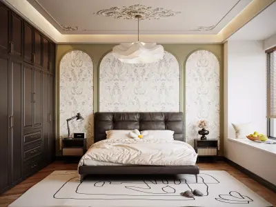  Bedroom interior 105 3D model