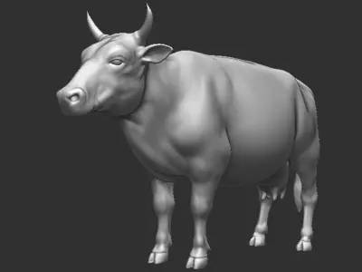 Farm Cow 3D model