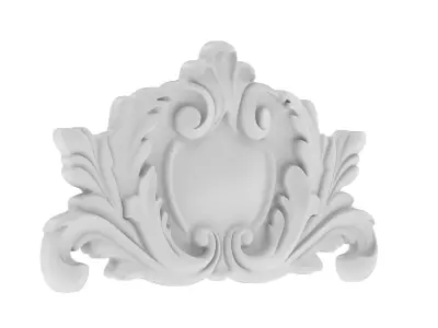 Cartouche Ornament 042 3D model