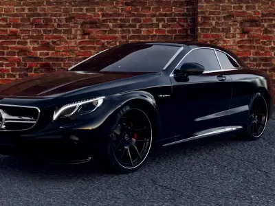 Mercedes Benz S Coupe 63 AMG 4Matic 2016 3D model