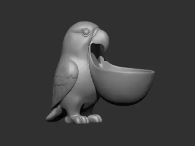 Parrot Bowl Printable 3D print model