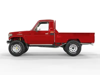 Toyota Land Cruiser 76 Series 4x4 3D model