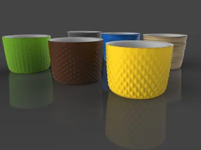3d model of Pot holder for plants 3D print model