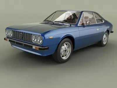 Lancia Beta Coupe 3D model