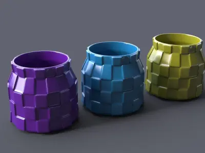 Pot 3D Print Model 13 3D print model