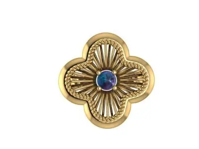 Ring Flower 3D print model