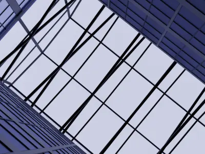 Shopping Mall Free low-poly 3D model