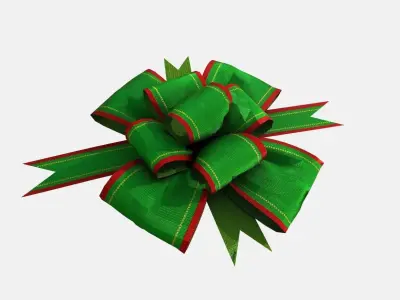 GIFT BOW 2 Low-poly 3D model