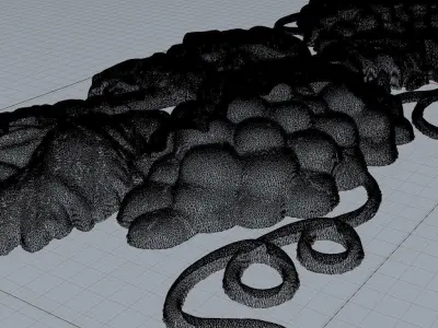 grapevine pattern 3D print model