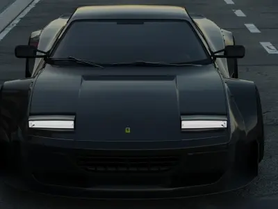 Ferrari Testarossa Liberty Walk 3D model