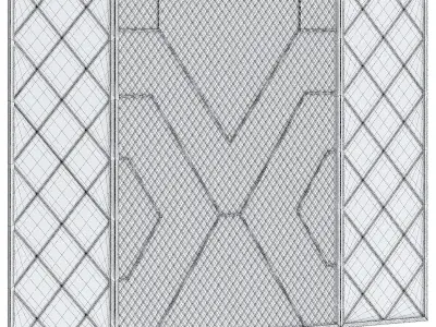 Panel 3D model 10