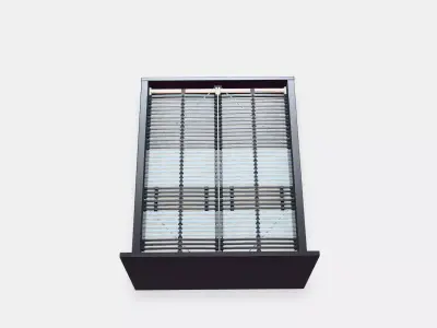 MALM Bed frame high 69 Low-poly 3D model