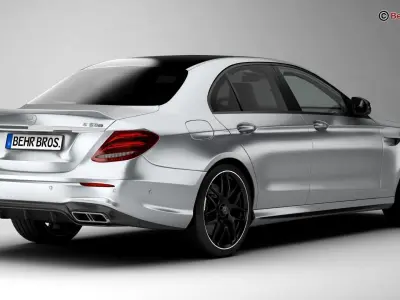 Mercedes AMG E63 S 2018 3D model