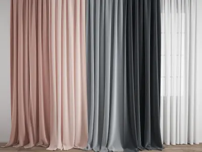 curtain 473 3D model