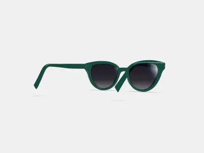 Marris Sunglasses in Emerald Crystal 3D model