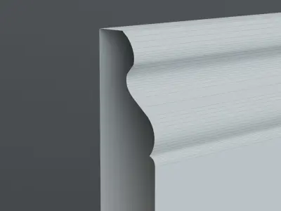 Roman Baseboard Free low-poly 3D model